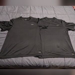 Champion (Set Of 2) Men's Black Duo Dry Performance T-Shirts Size Med